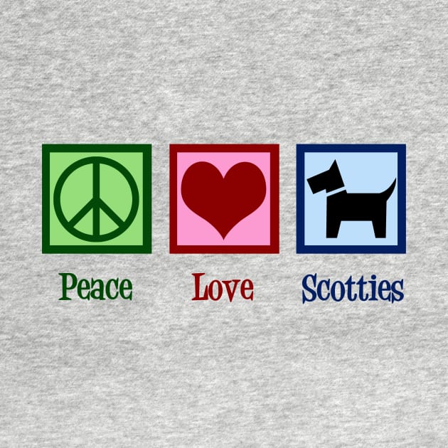 Peace Love Scottish Terrier by epiclovedesigns